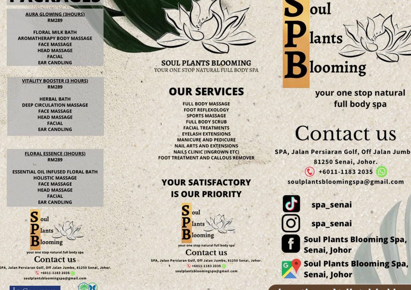 spa senai soul plants blooming spa johor